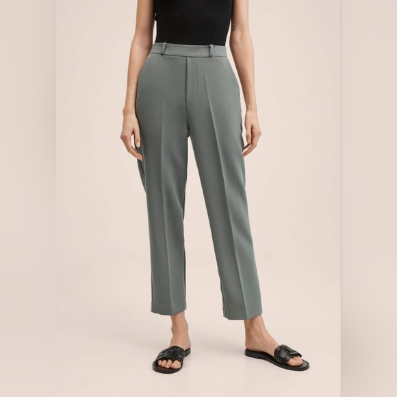 MANGO elastic waist pants - Picture 3 of 4